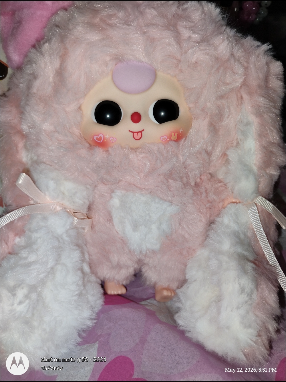 Baby Three - Cute Pink Plushie